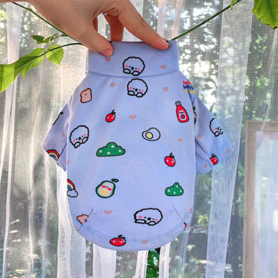 Kolmes värvitoonis värvilised riided koertele