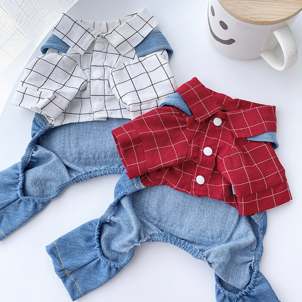 Taskuga kombinesoon koertele