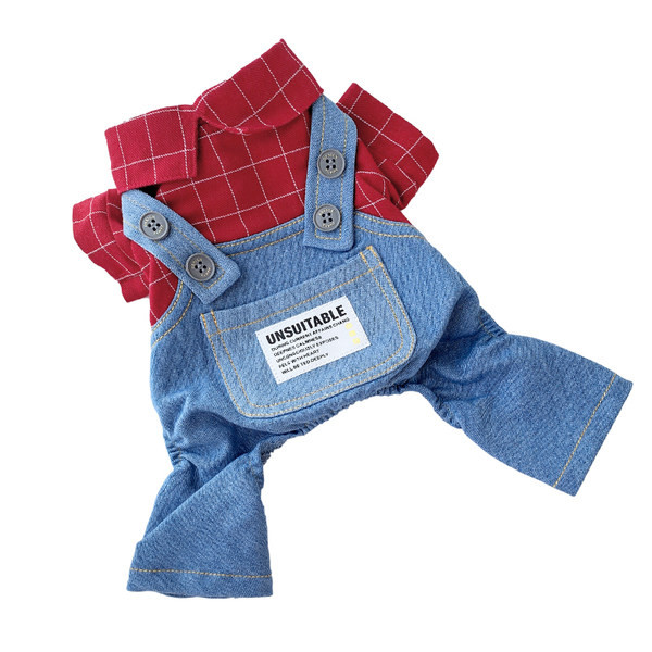 Taskuga kombinesoon koertele