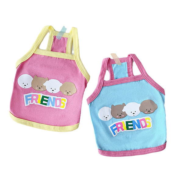 Neljas värvitoonis rinnatükiga kostüüm koertele