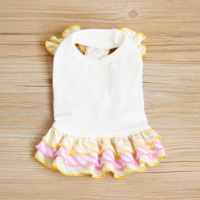 Lokkide ja paelaga kleit koertele