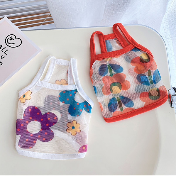 Lillemotiividega riided koerale