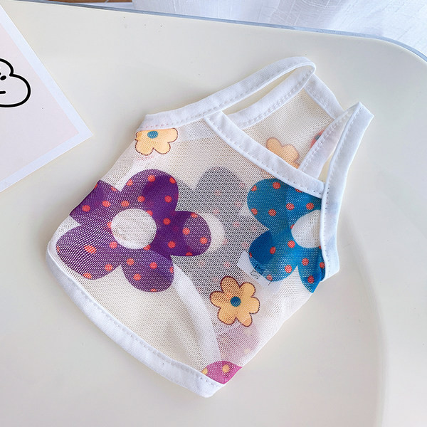 Lillemotiividega riided koerale