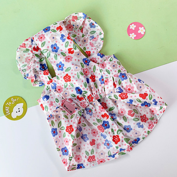 Moodne lillemustriga koerakleit