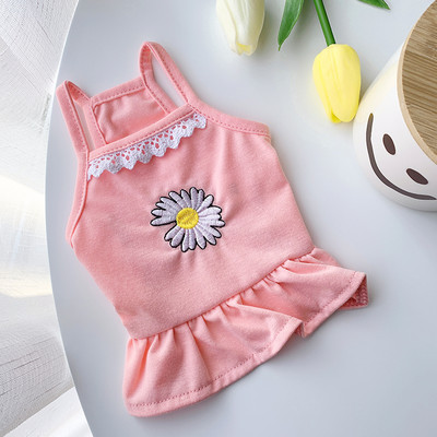 Μοντέρνο φόρεμα με κέντημα για σκύλους