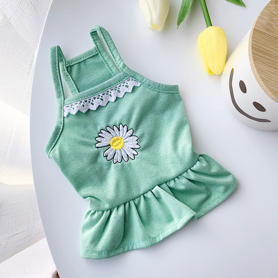 Μοντέρνο φόρεμα με κέντημα για σκύλους