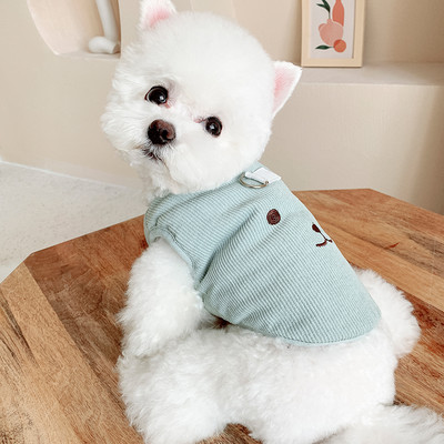 Tikandiga velvetist vest koertele