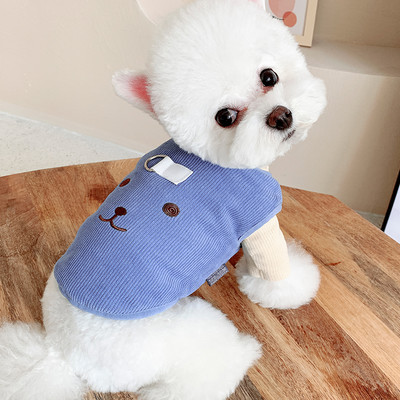 Tikandiga velvetist vest koertele