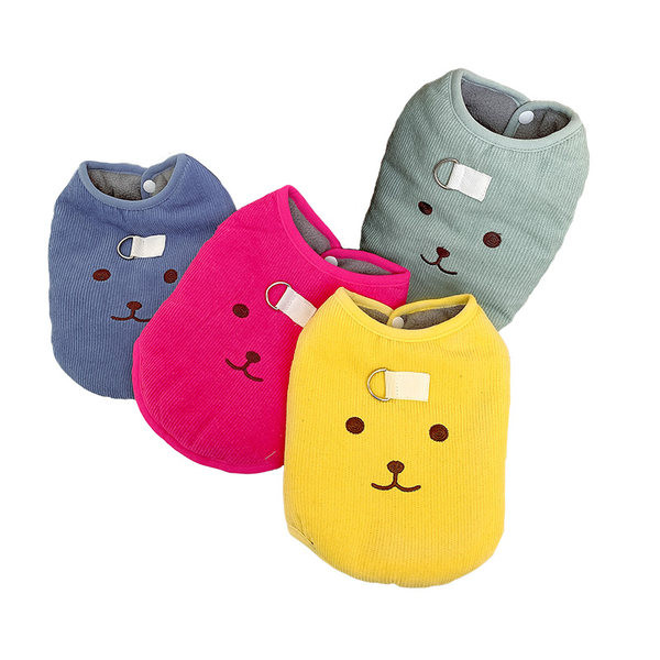 Tikandiga velvetist vest koertele