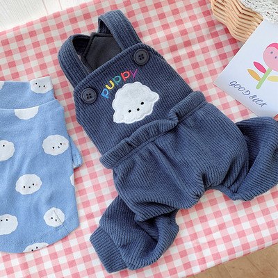 Moodne koeraülikond kombinesooni ja pluusiga