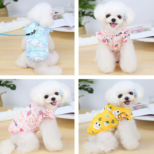 Värvilise trükiga vest koertele