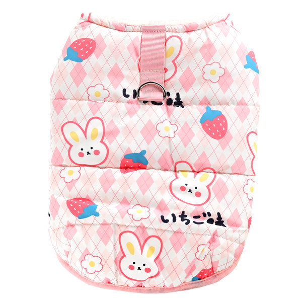 Värvilise trükiga vest koertele