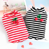 Triibuline 3D elementidega riietus koerale