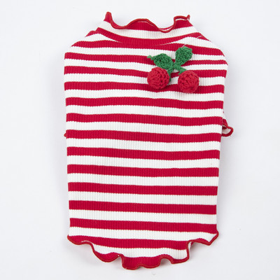 Triibuline 3D elementidega riietus koerale