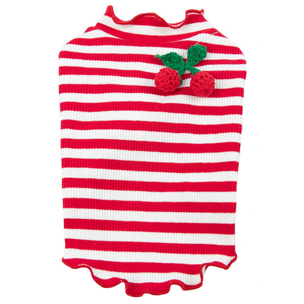 Triibuline 3D elementidega riietus koerale