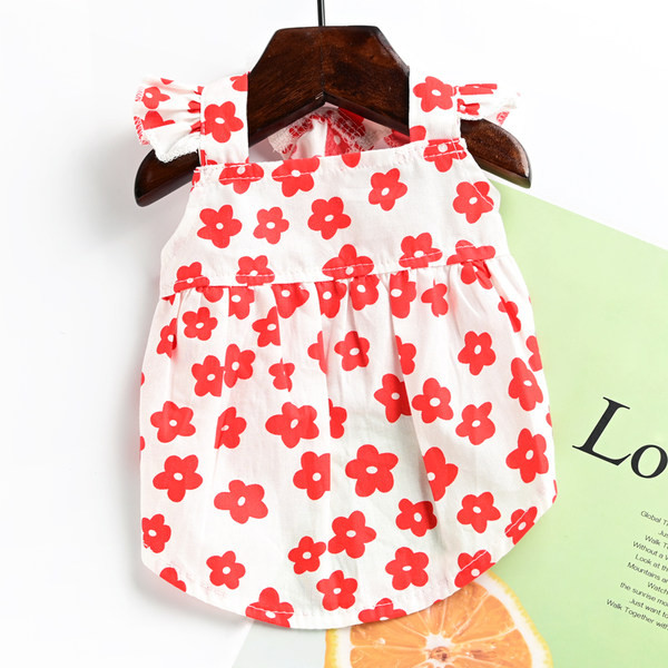 Vest lilledega väikestele koertele