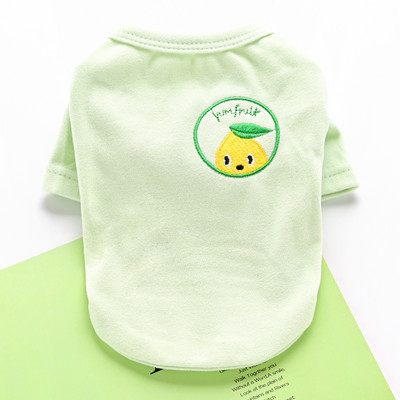 Puuvillane värvilise tikandiga pluus koertele