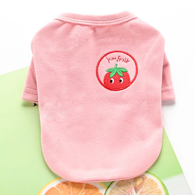 Puuvillane värvilise tikandiga pluus koertele