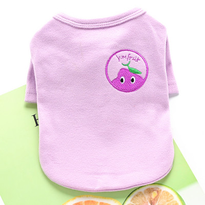 Puuvillane värvilise tikandiga pluus koertele