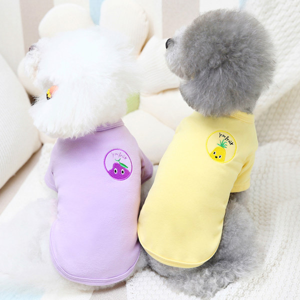 Puuvillane värvilise tikandiga pluus koertele