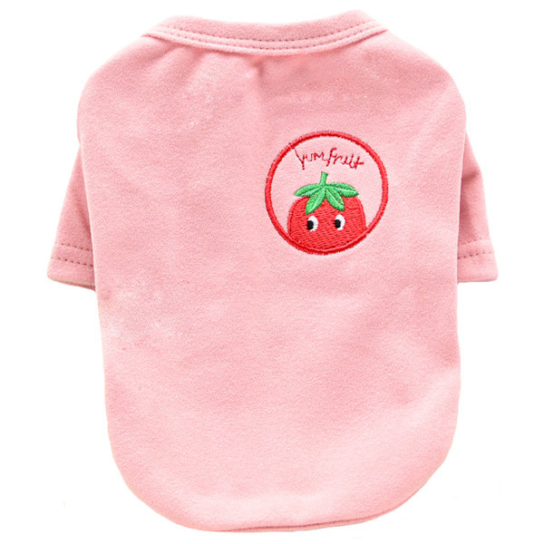 Puuvillane värvilise tikandiga pluus koertele