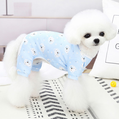 Erinevates värvides puuvillased pidžaamad koertele