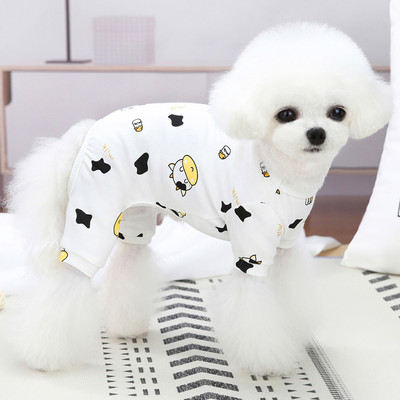 Erinevates värvides puuvillased pidžaamad koertele