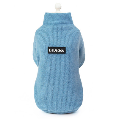 Βελούδινο μπουφάν σκύλου με φερμουάρ