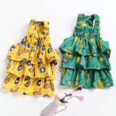 Lillemotiividega kleit koerale