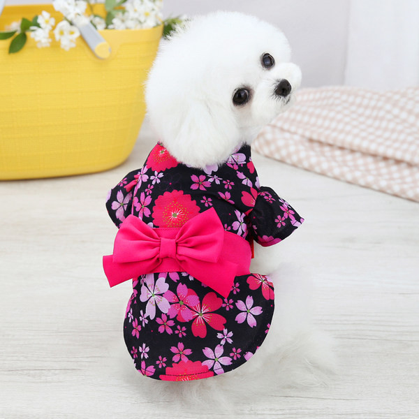 Moodne lillemustriga vest koertele