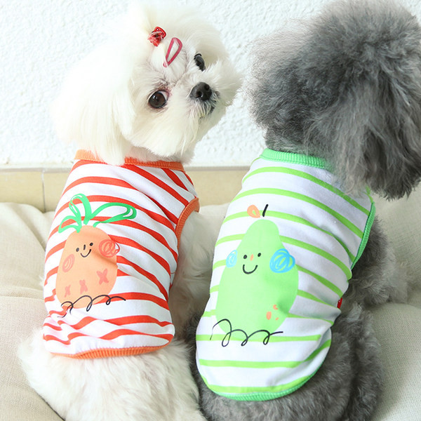 Triibulised aplikatsiooniga riided koertele