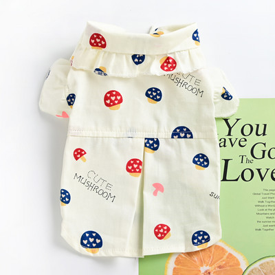 Puuvillane trükiga särk koertele