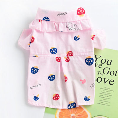 Puuvillane trükiga särk koertele