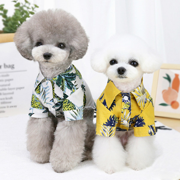 Puuvillane trükiga särk koertele