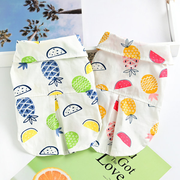 Cămașă colorată pentru câini - două culori