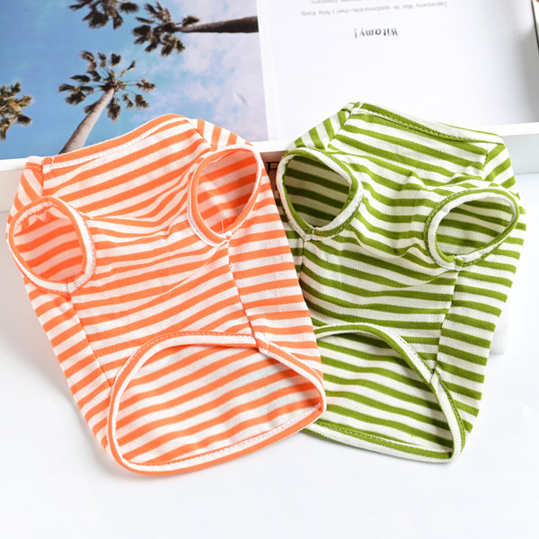 Lilletrükiga triibuline pluus koertele