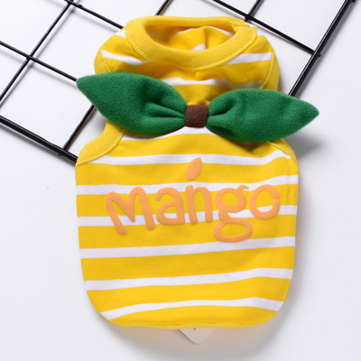 Μοντέρνο ριγέ φανελάκι με επιγραφή για σκύλους