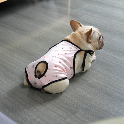 Puuvillane värvitrükiga kombinesoon koertele