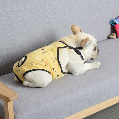 Puuvillane värvitrükiga kombinesoon koertele