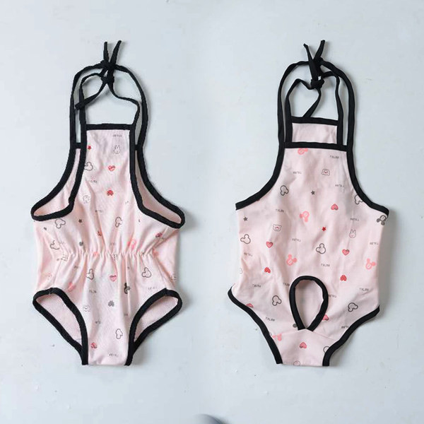 Puuvillane värvitrükiga kombinesoon koertele