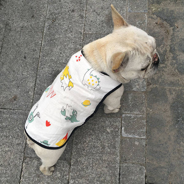 Vest koertele elastse külje ja trükiga