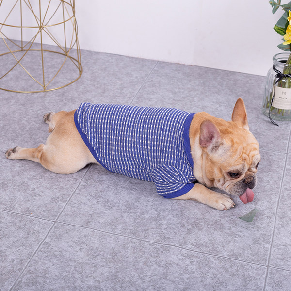 Puuvillane triibuline pluus koertele