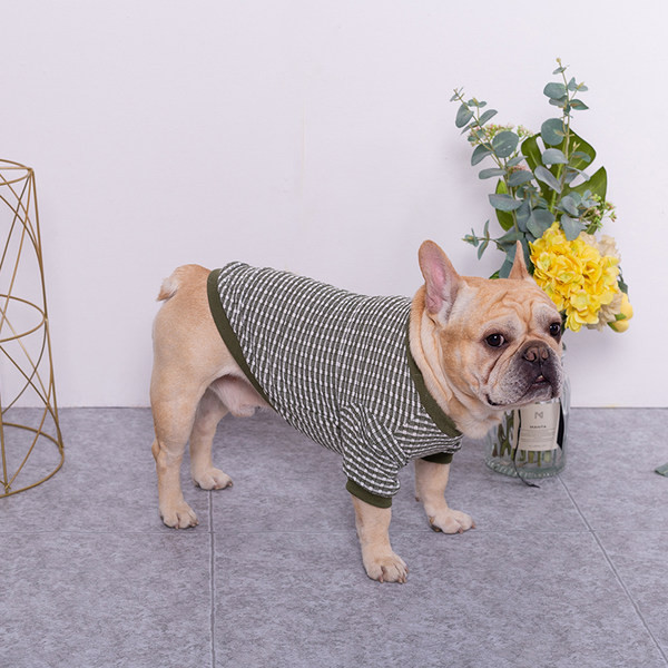 Puuvillane triibuline pluus koertele