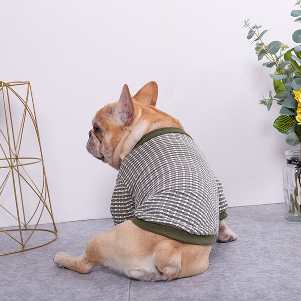 Puuvillane triibuline pluus koertele