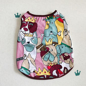 Moodne trükiga vest koertele