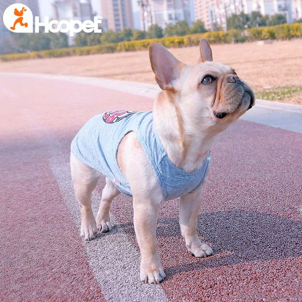 Värvilise trükiga puuvillane koerte topp