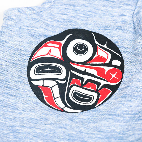 Värvilise trükiga puuvillane koerte topp