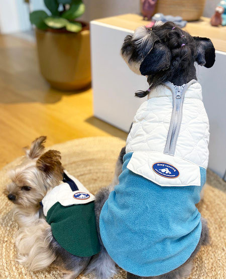 Sügis-talvine vest lukuga koertele