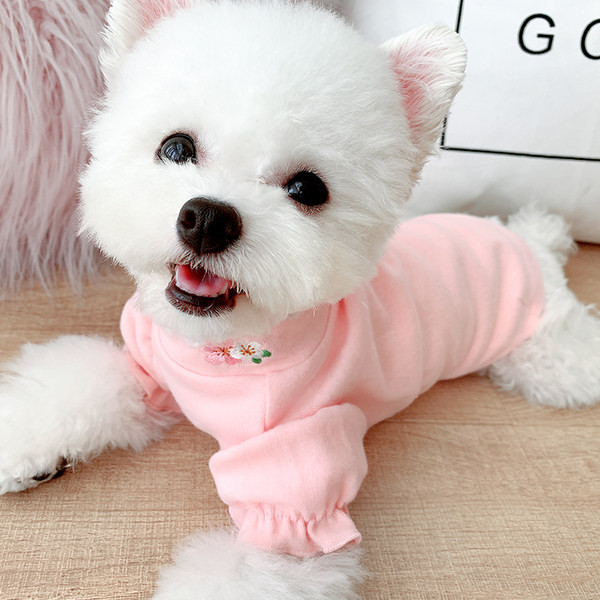 Lokkide ja tikanditega pluus koertele