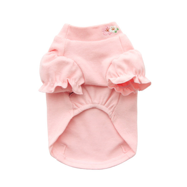 Lokkide ja tikanditega pluus koertele